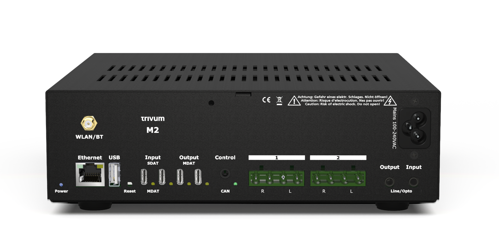 trivum M2 - 2-zone high-power multiroom system