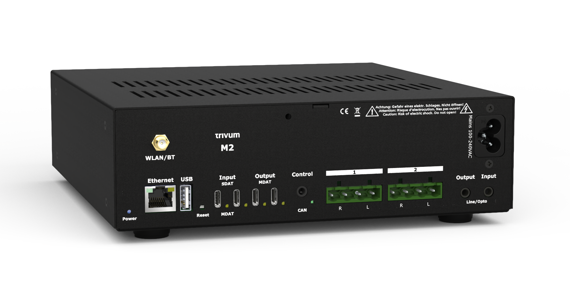 trivum M2 - 2-zone high-power multiroom system