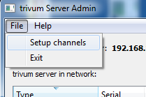 Screenshot Setup Kanal Teil 1
